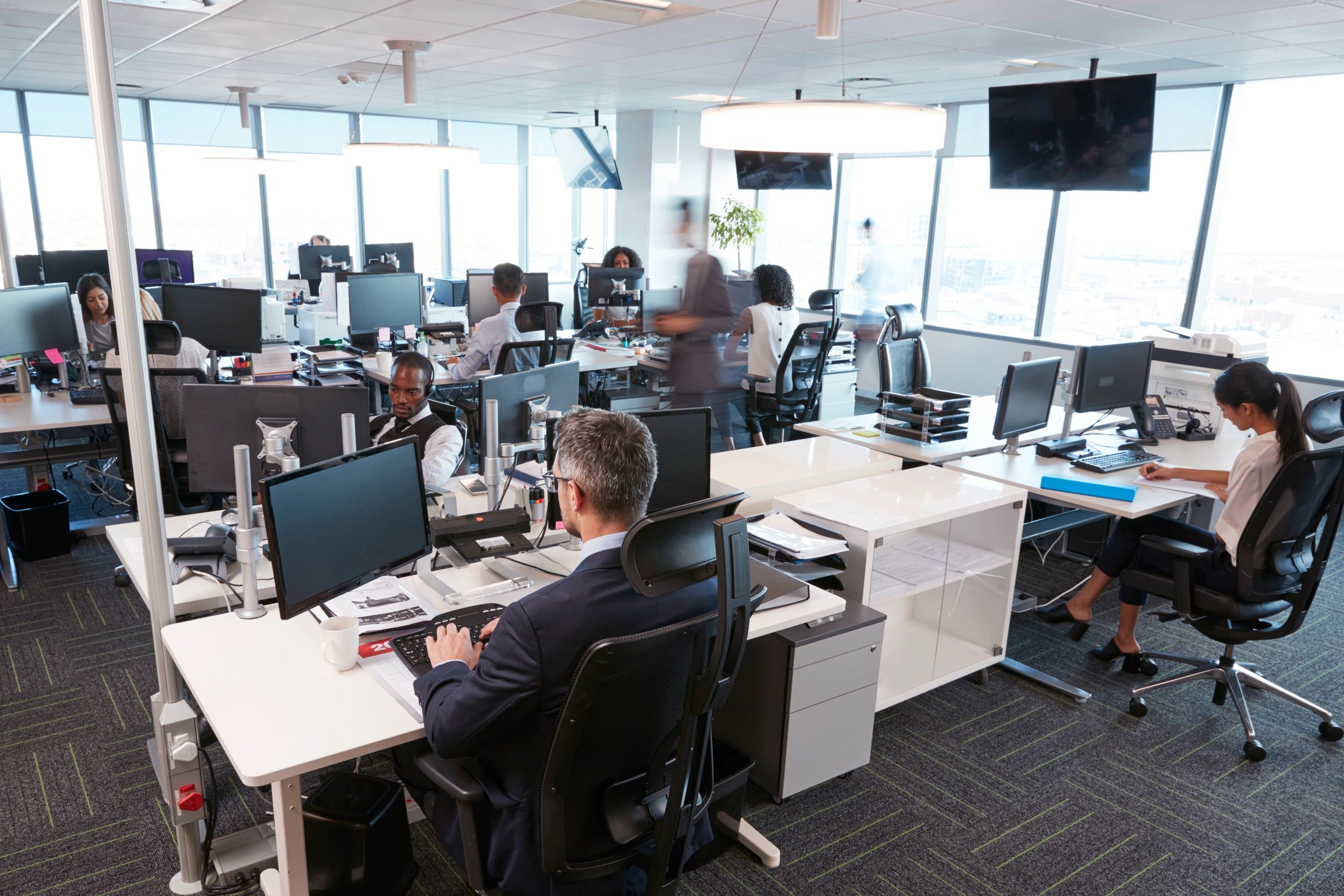 High-tech workspace